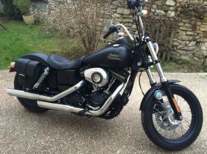 Sacoche Myleatherbikes Harley Dyna Street Bob_199